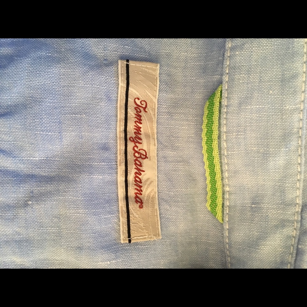 Tommy Bahama Linen Button Down - image 8